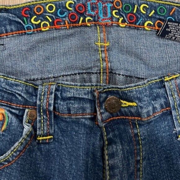 Coogi Australian authentic embroidered bootcut jeans - Picture 4 of 11